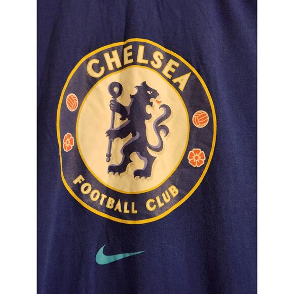 Nike Chelsea Football Club Men's Tshirt Blue XXL - Picture 2 of 4